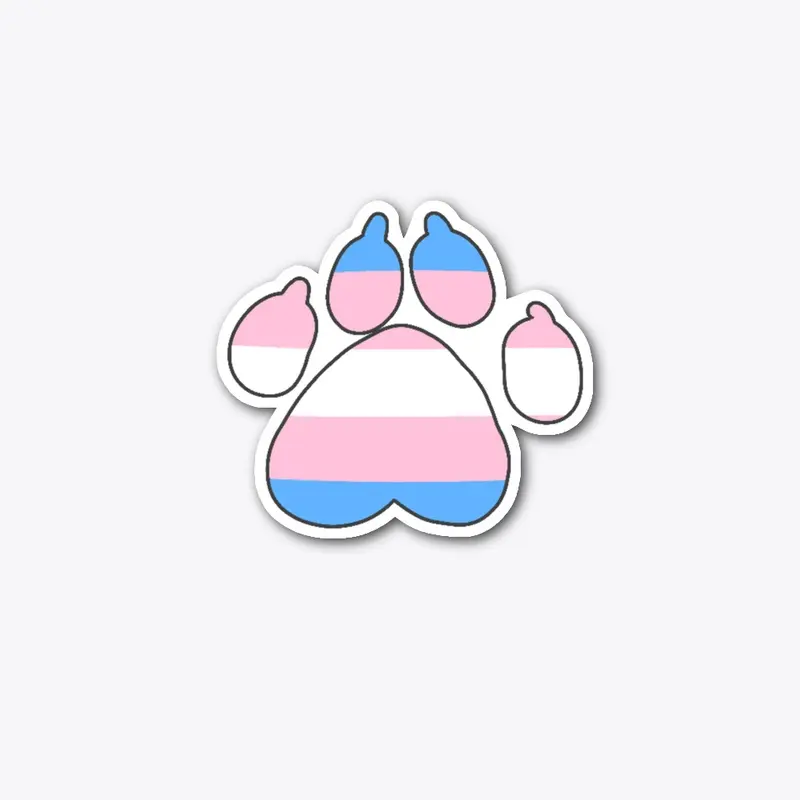 Trans Pride Paw!